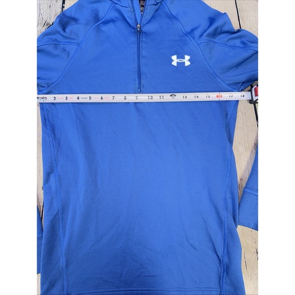 Under Armour Run Cold Gear Quarter Zip Fitted Top Size S - Picture 6 of 6